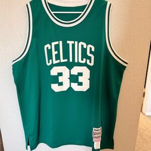 Mitchell & Ness Green Celtics Jersey Bird